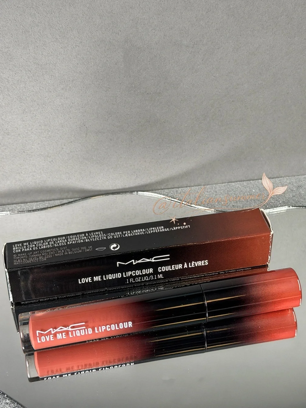 MAC Love Me Lipcolour Coffee & Cigs 499 Lipgloss New In Box